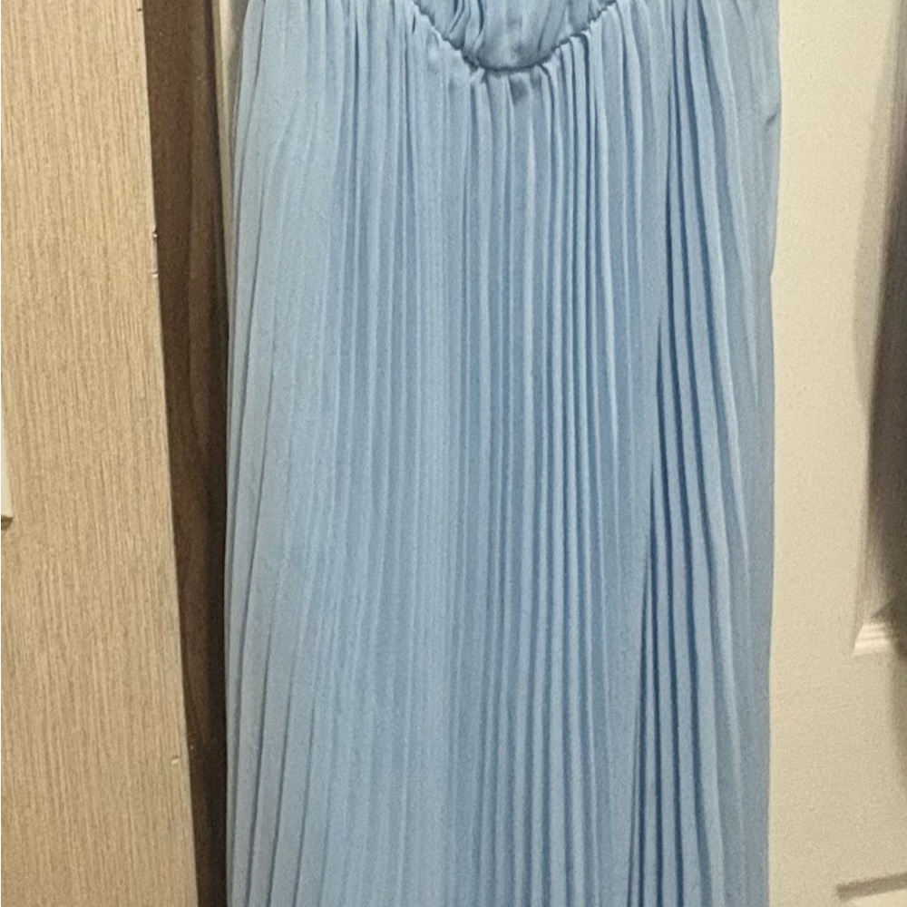 Elegant Blue Midi Dress